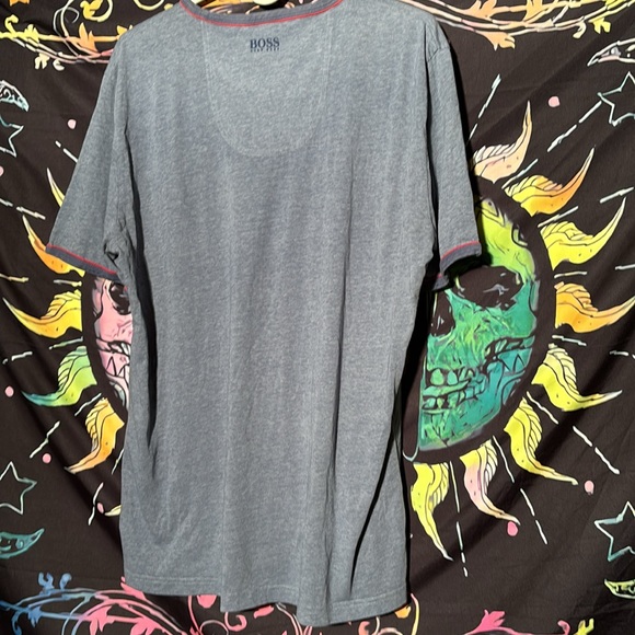 MENS HUGO BOSS Mens Graphic Short Sleeve Casual Tee Shirt XXL - Picture 6 of 6